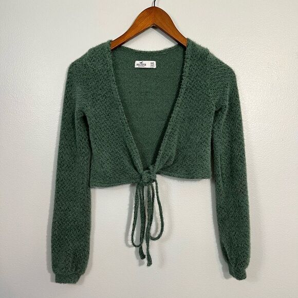 Hollister Wrap Eyelash Crop Sweater - Picture 2 of 7